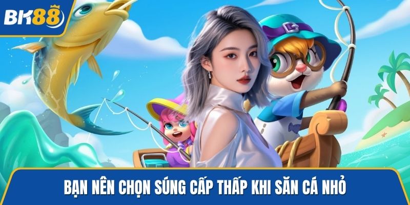 Bạn nên chọn súng cấp thấp khi săn cá nhỏ